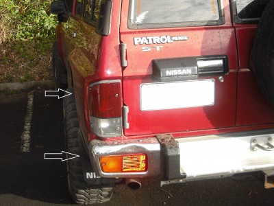 No eyebrows/spats - Mud flaps not wide enough