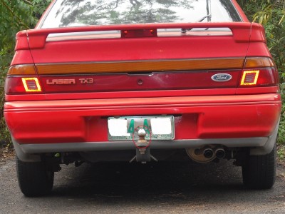 Licence plate partially hidden